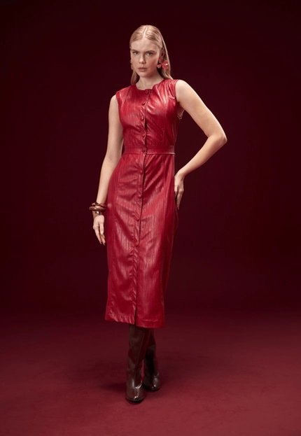Vestido Midi Sem Mangas – Bana Bana