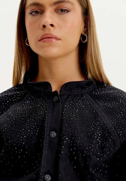 Jaqueta Jeans Bomber - Myft