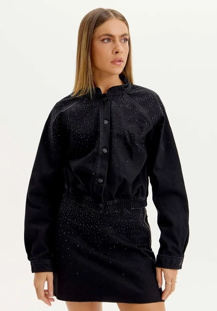 Jaqueta Jeans Bomber - Myft